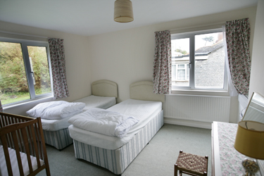 The first floor twin bedroom
